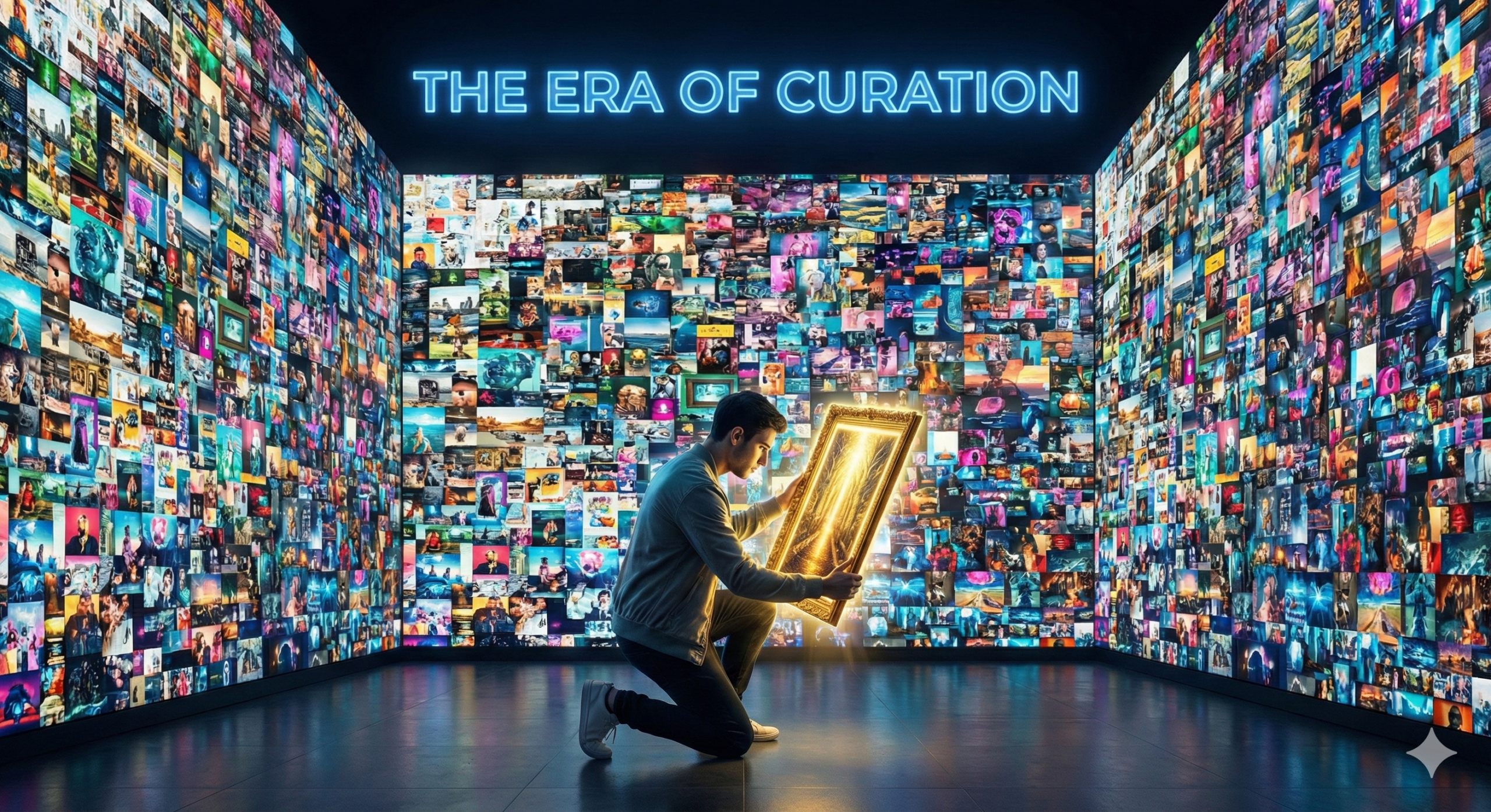 “නිර්මාණකරුවා” (Creator) මිය ගියේය; “තෝරාගන්නා” (Curator) රජ විය.