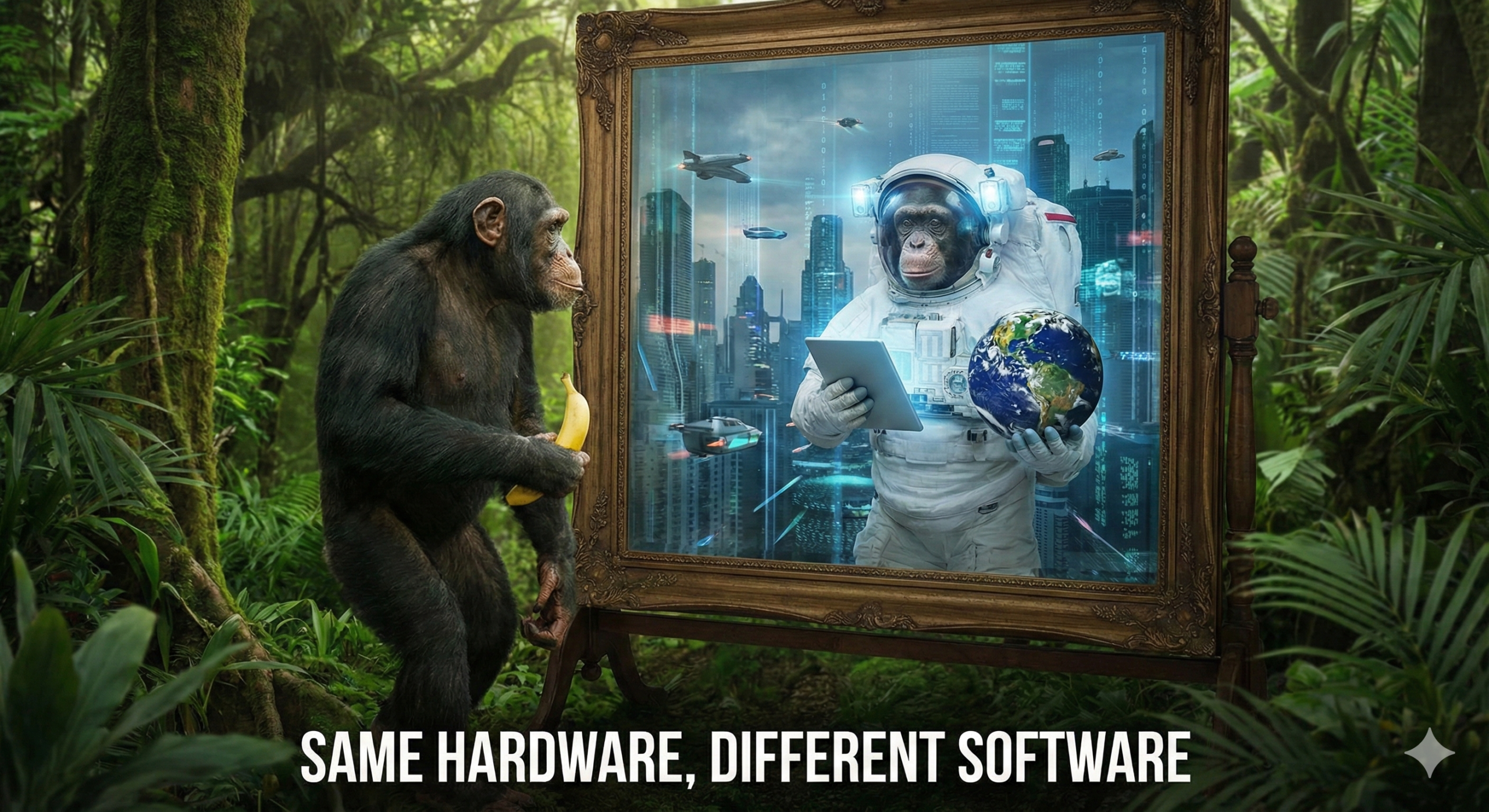 අපි “නිරුවත් වඳුරෙක්” (Naked Ape) පමණක්ද? පෘථිවියේ අනෙක් සතුන් පරදා අපි ලෝකය අල්ලගත්තේ කොහොමද?