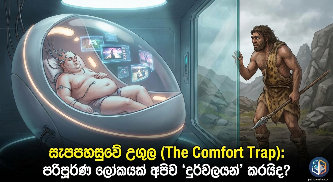 සැපපහසුවේ උගුල (The Comfort Trap): පරිපූර්ණ ලෝකයක් අපිව “දුර්වලයන්” කරයිද?