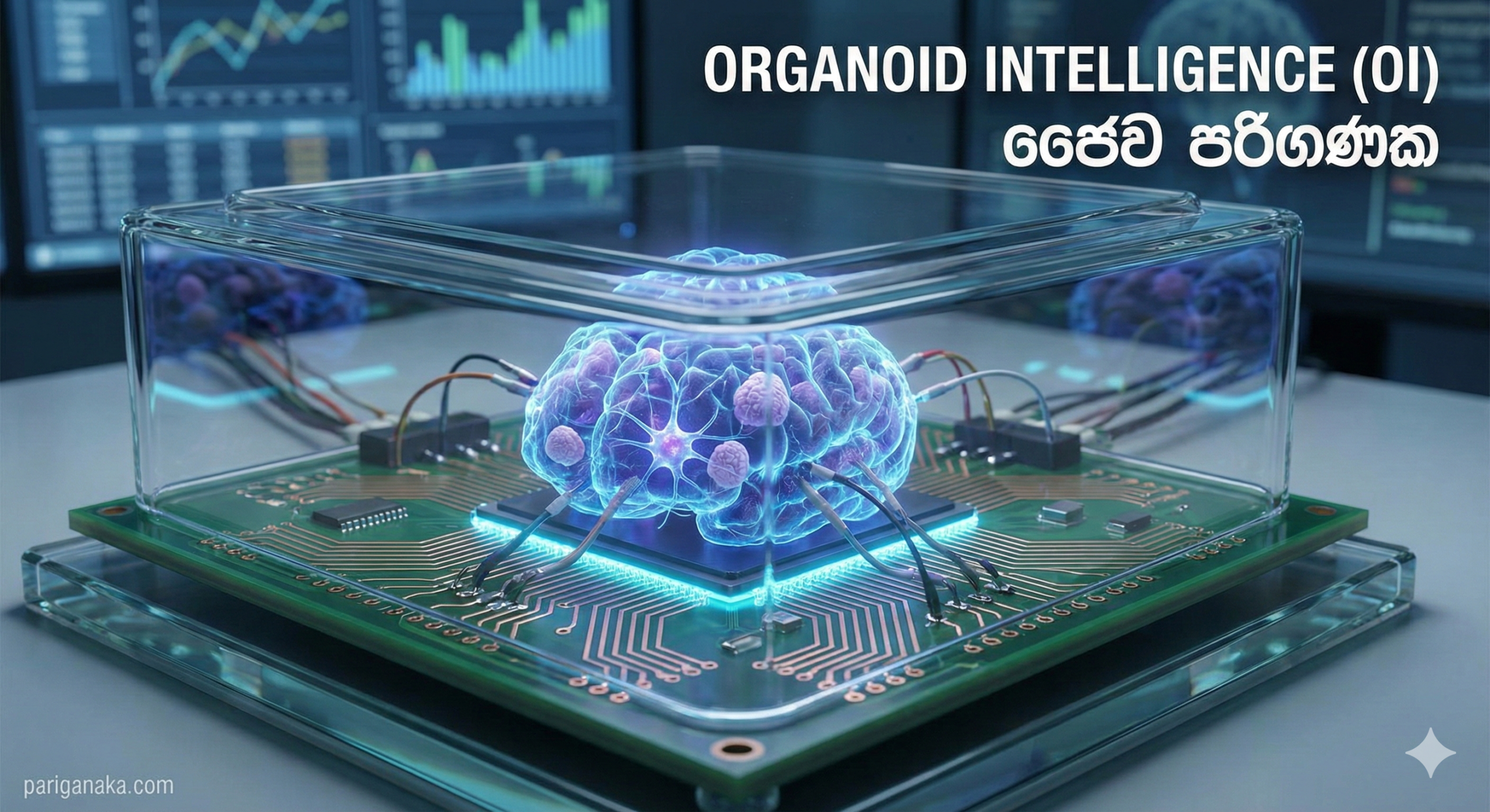 ජෛව පරිගණක (Organoid Intelligence): සිලිකන් චිප් වෙනුවට, මිනිස් මොළයේ සෛල වැඩට ගමුද?