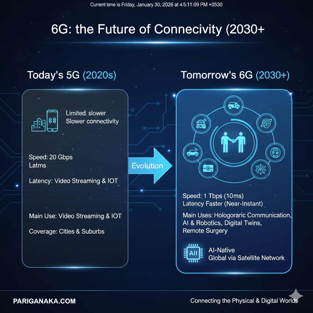 6G තාක්ෂණයේ ආරම්භය: 5G වලට වඩා මෙහි ඇති සුවිශේෂත්වය කුමක්ද?
