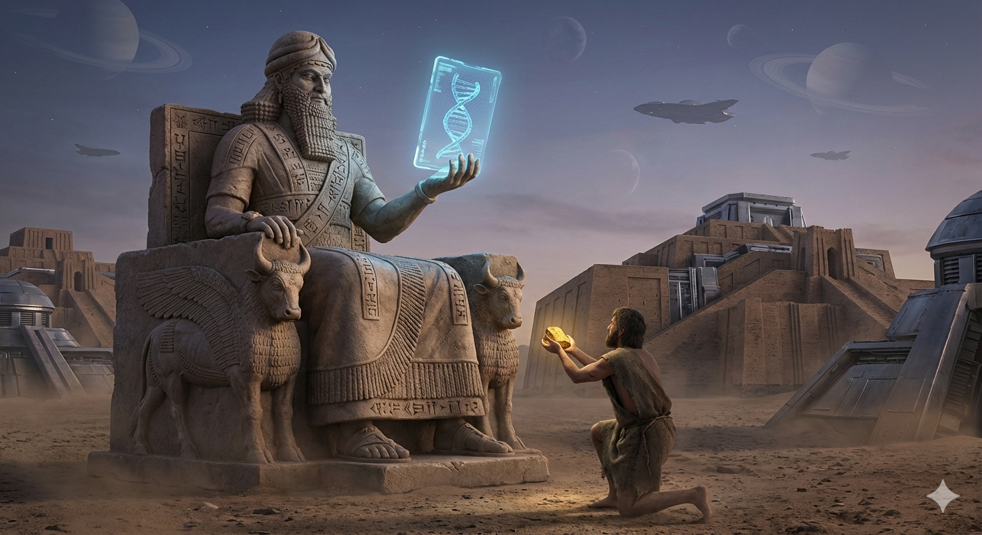 අනුන්නාකි (Anunnaki): අපි දෙවියන්ගේ දරුවන්ද? නැත්නම් පිටසක්වල ජීවීන්ගේ “ජාන පර්යේෂණයක්” (Genetic Experiment) ද?