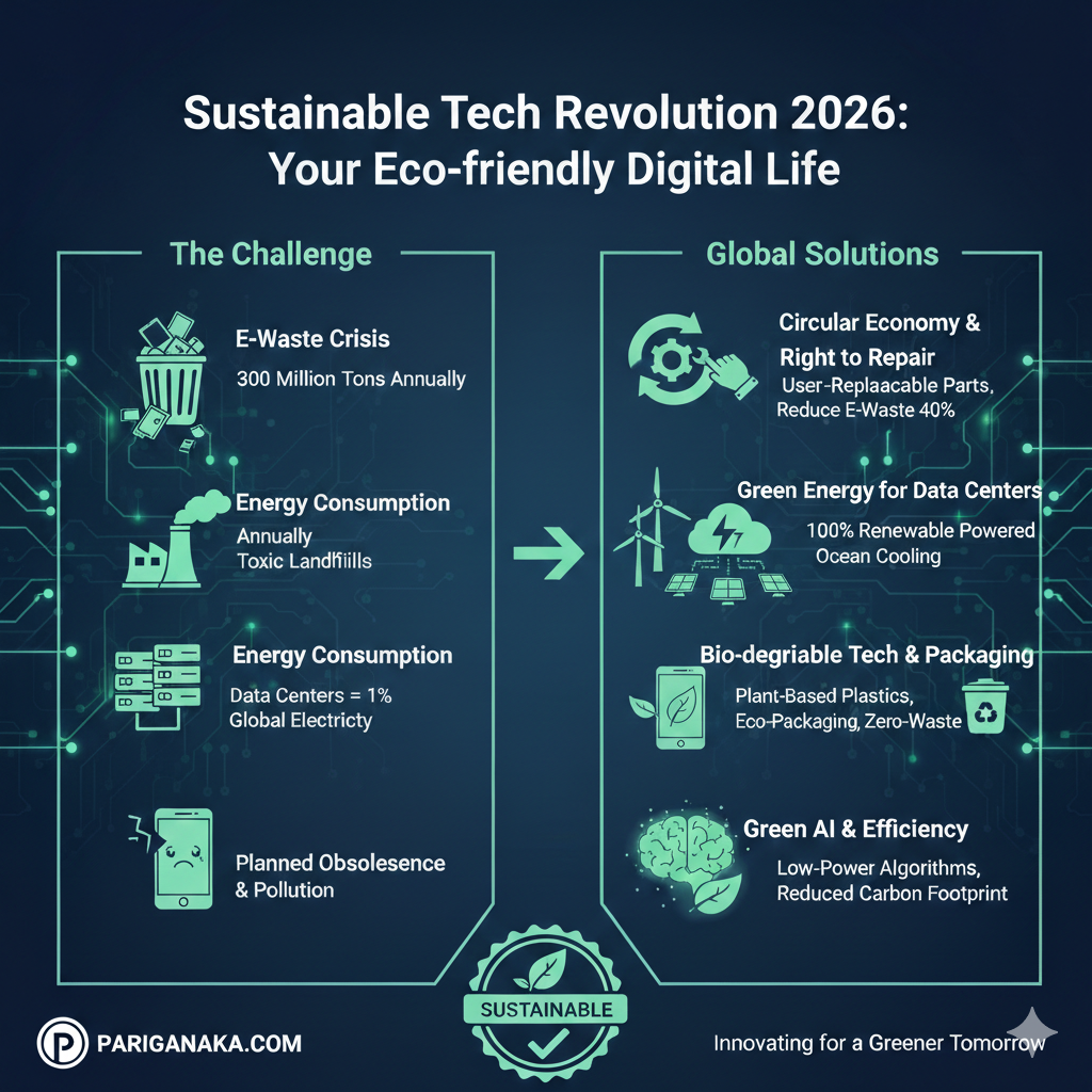 2026 හරිත තාක්ෂණ විප්ලවය: ඔබේ ස්මාර්ට් උපාංග පරිසරයට ආදරය කරන්නේ කොහොමද?