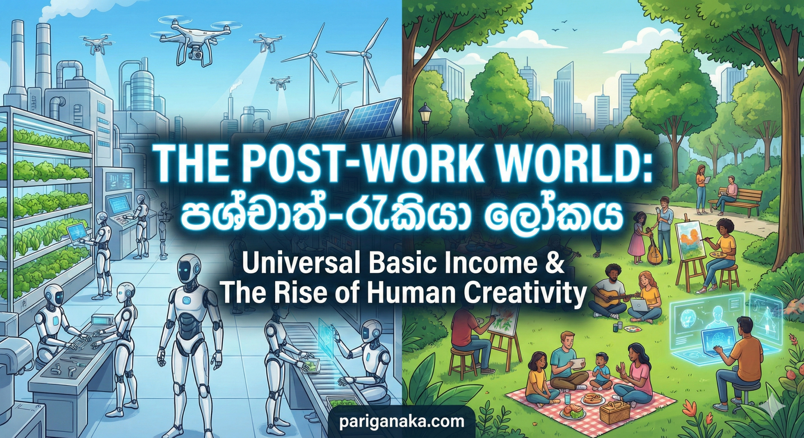 පශ්චාත්-රැකියා ලෝකය (The Post-Work World): රස්සාවක් නොකර පඩි ගන්නා යුගයක, මිනිසාගේ අරමුණ කුමක්ද?