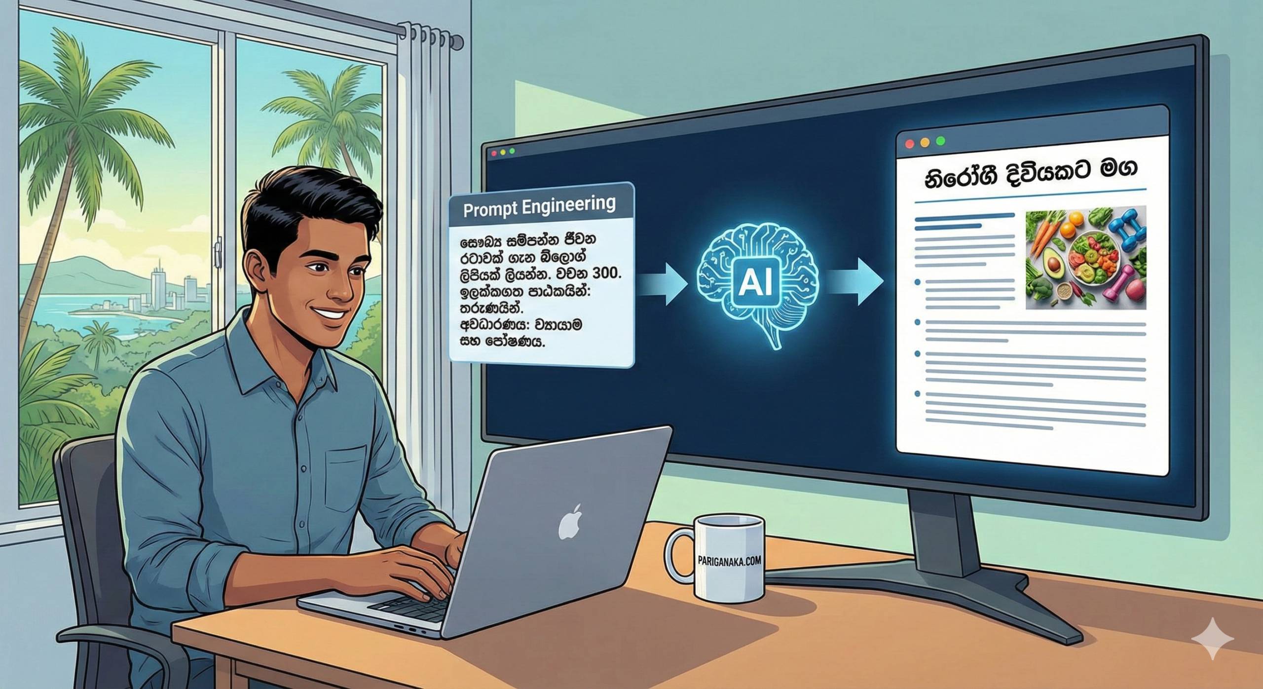 AI එකට අණ දෙන භාෂාව: මොකක්ද මේ Prompt Engineering?