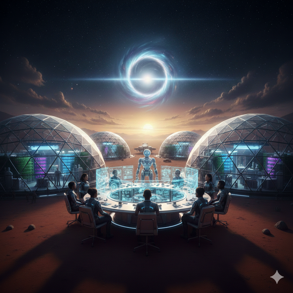 අභ්‍යවකාශ ශිෂ්ටාචාරයේ පාලන තන්ත්‍රය