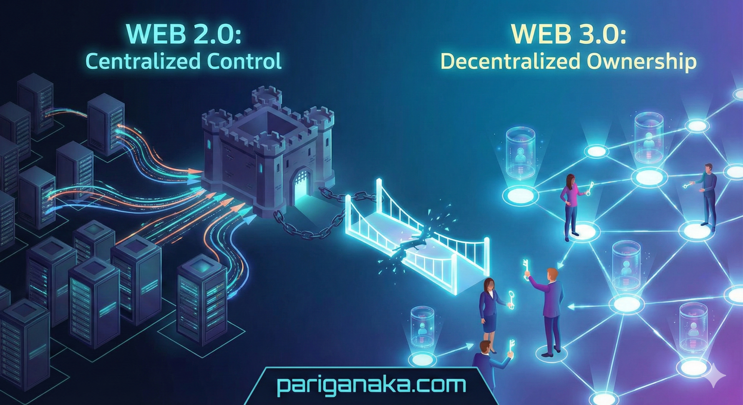 Web 3.0 යනු කුමක්ද? අන්තර්ජාලයේ “ඩිජිටල් ඒකාධිපතිත්වය” අවසන් වී ජනතාවට බලය ලැබෙන හැටි.