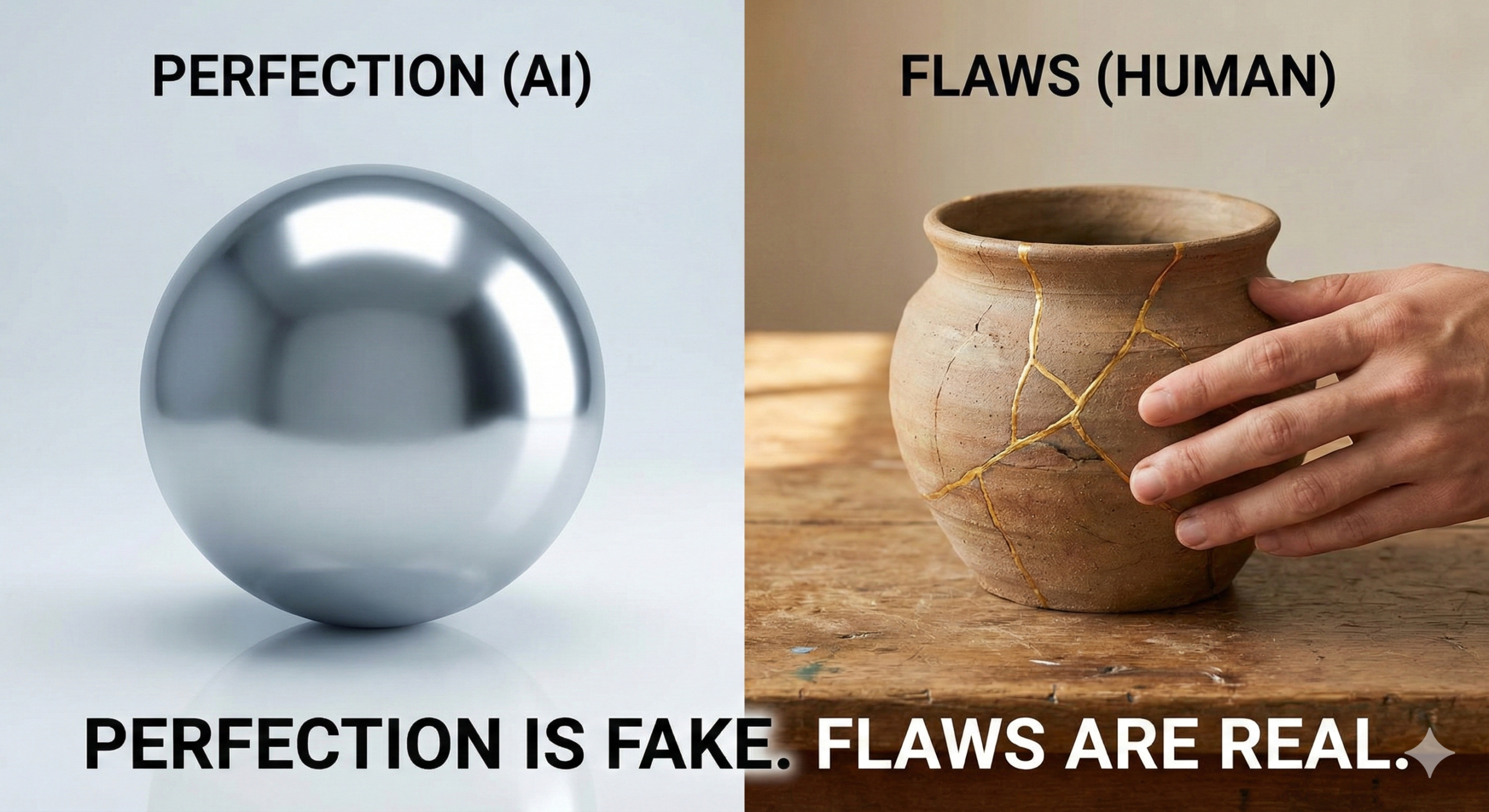 “පරිපූර්ණත්වය” (Perfection) යනු බොරුවකි; ඔබේ “කැළැල්” (Flaws) යනු ඔබේ අත්සනයි.