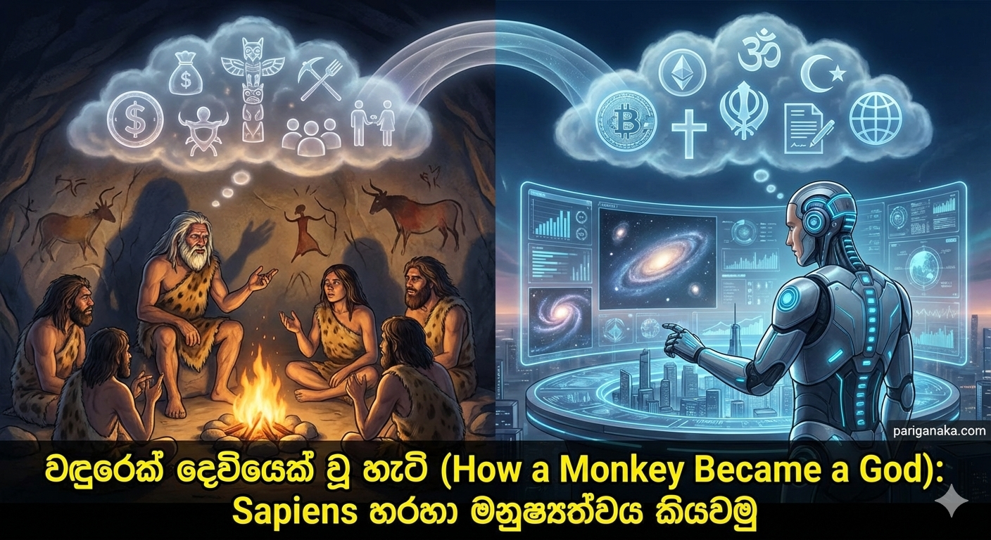 වඳුරෙක් දෙවියෙක් වූ හැටි (How a Monkey Became a God): Sapiens හරහා මනුෂ්‍යත්වය කියවමු