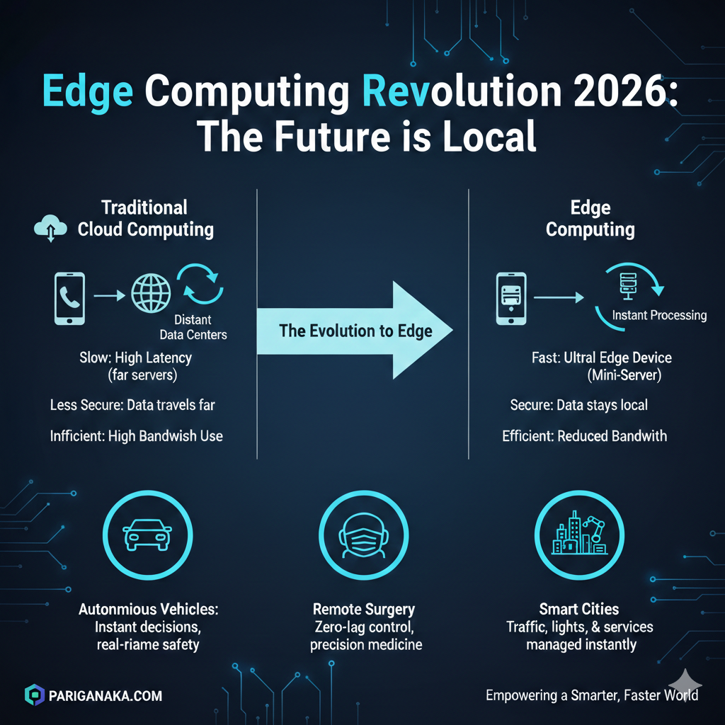 2026 තාක්ෂණික විප්ලවය: මොකක්ද මේ Edge Computing? එය අපේ ජීවිත වෙනස් කරන්නේ කොහොමද?
