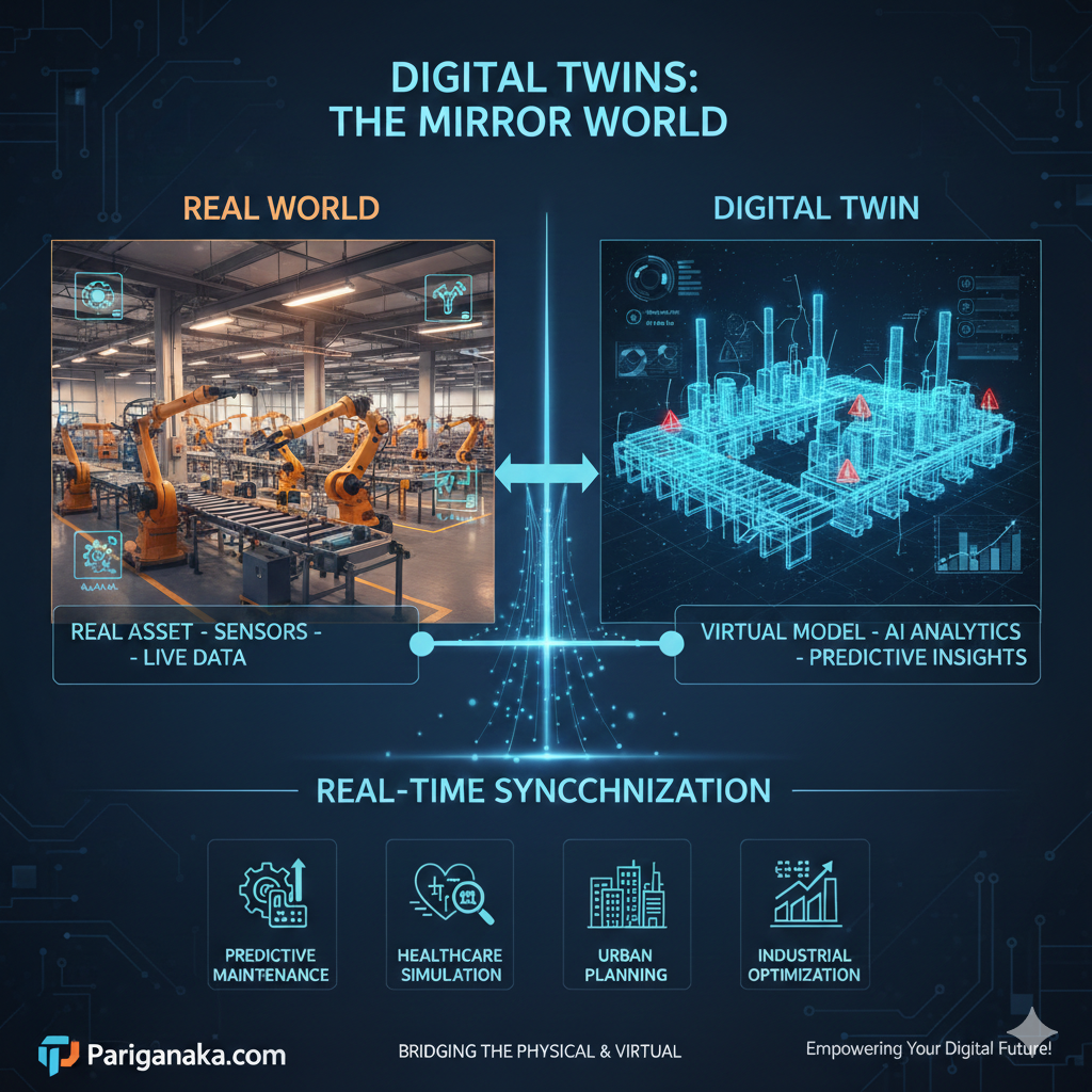 Digital Twins: සැබෑ ලෝකයේ වස්තූන්ට පණ දෙන ඩිජිටල් නිවුන් තාක්ෂණය!