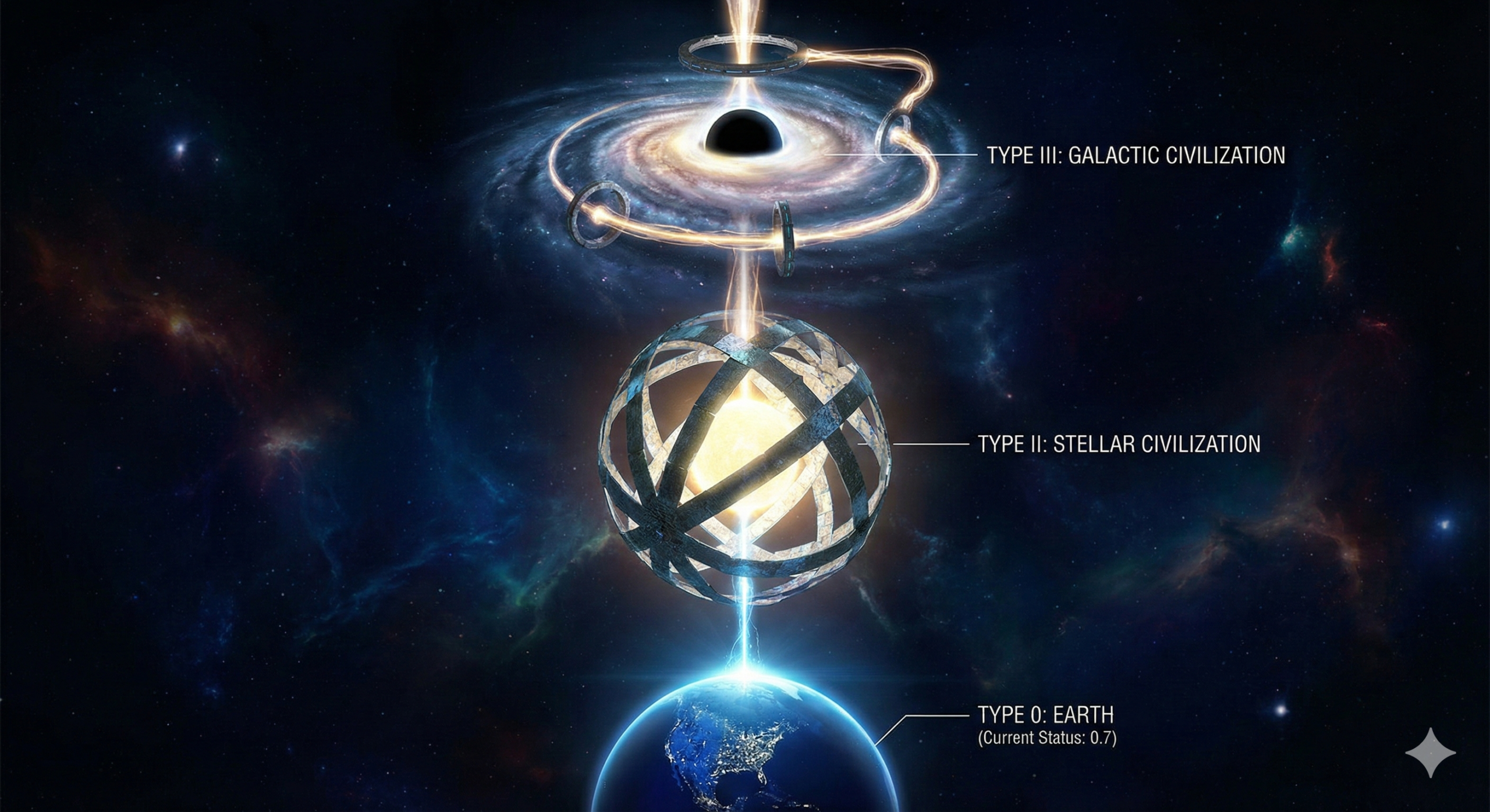 අපි තාම “0” පන්තියේ: විශ්වීය ශිෂ්ටාචාර අතර මනුෂ්‍යයාගේ ස්ථානය (The Kardashev Scale)