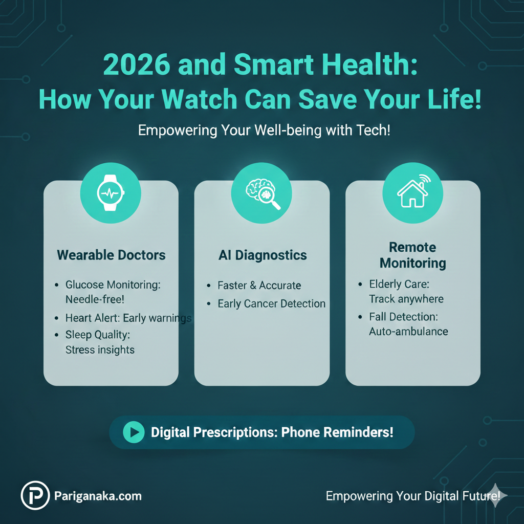 2026 සහ ස්මාර්ට් සෞඛ්‍යය: ඔබේ අතේ ඇති ඔරලෝසුව ජීවිතය බේරාගන්නා හැටි