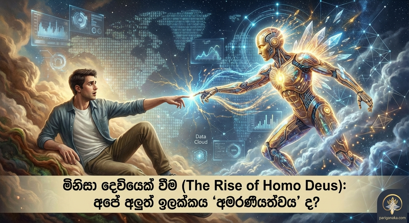 මිනිසා දෙවියෙක් වීම (The Rise of Homo Deus): අපේ අලුත් ඉලක්කය “අමරණීයත්වය” ද?