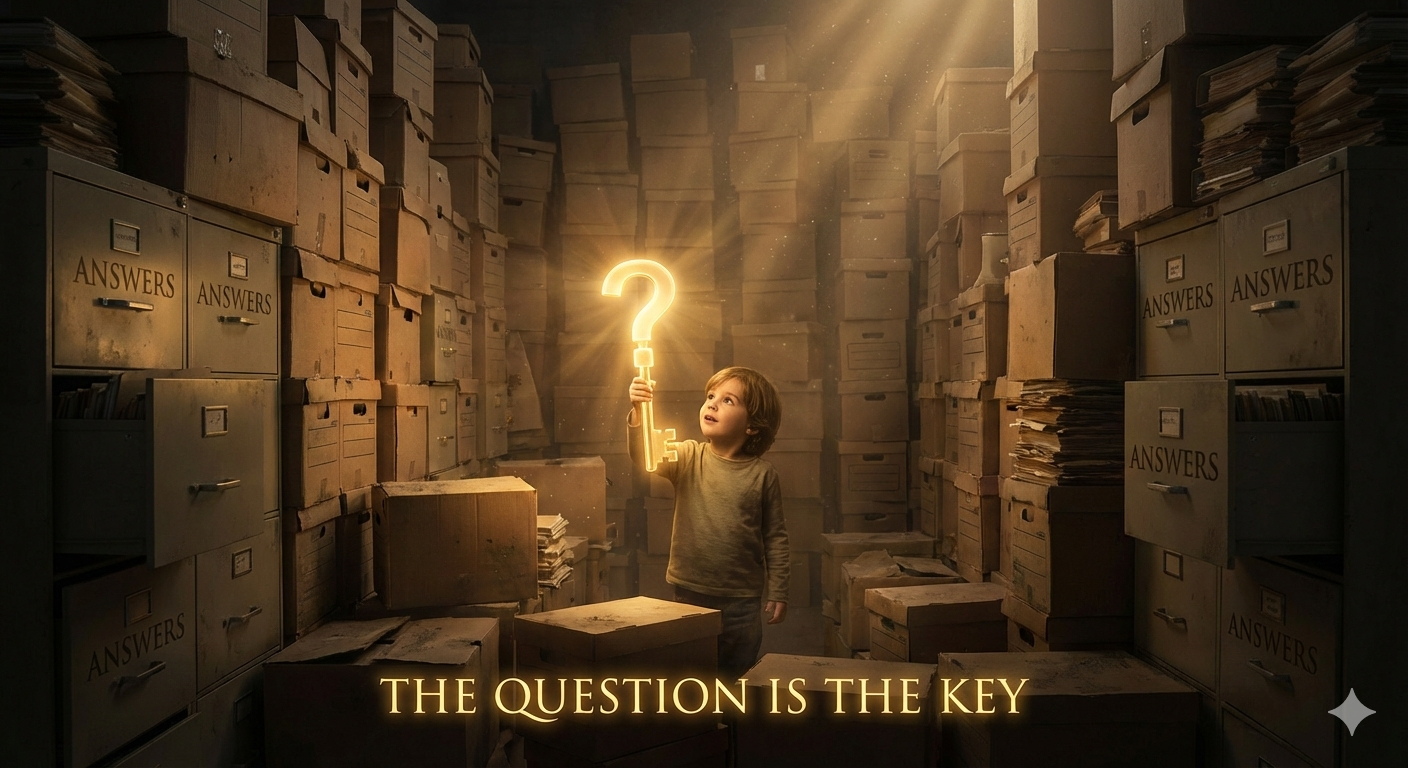 “පිළිතුරු” (Answers) කුණු කොල්ලයට යද්දී, “ප්‍රශ්න” (Questions) රත්තරන් වටින යුගය.