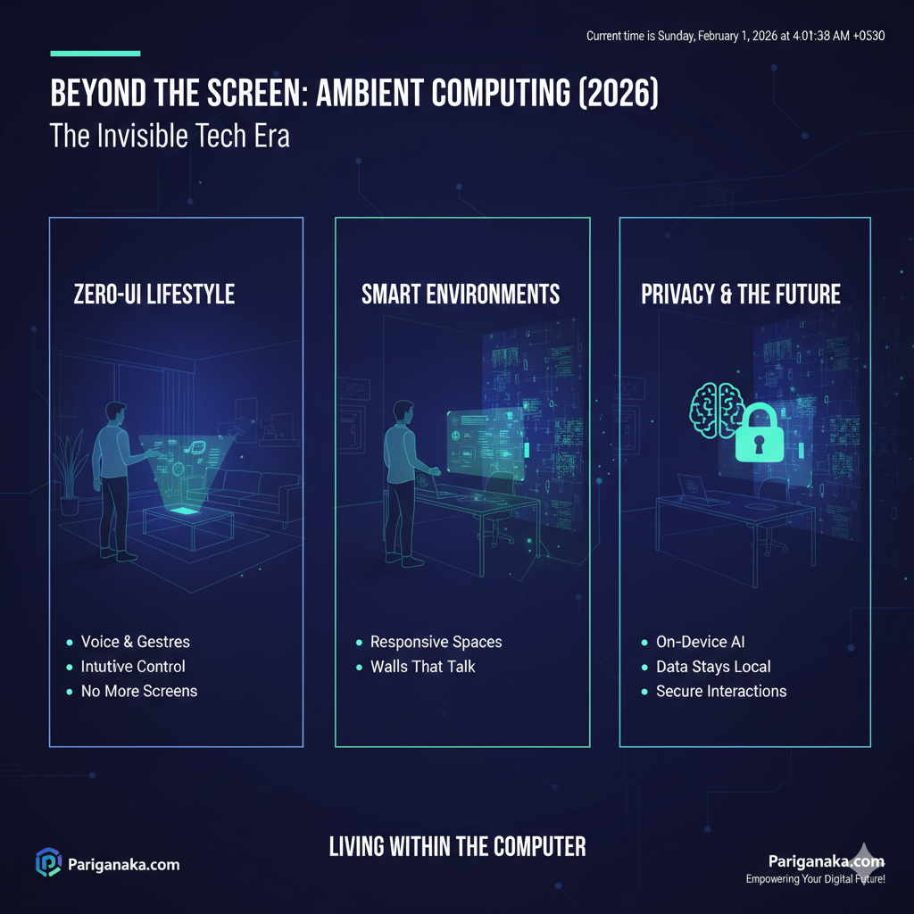 තිරයෙන් එහා ලෝකය: “Ambient Computing” හෙවත් අදෘශ්‍යමාන තාක්ෂණයේ ආගමනය!