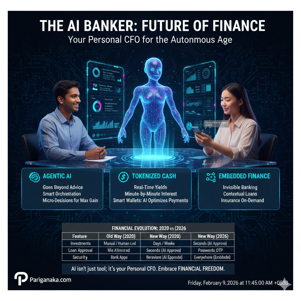 Beyond Banking: 2026 දී ඔබේ මුදල් පාලනය කරන ‘ස්වයං-ධාවන’ මූල්‍ය විප්ලවය