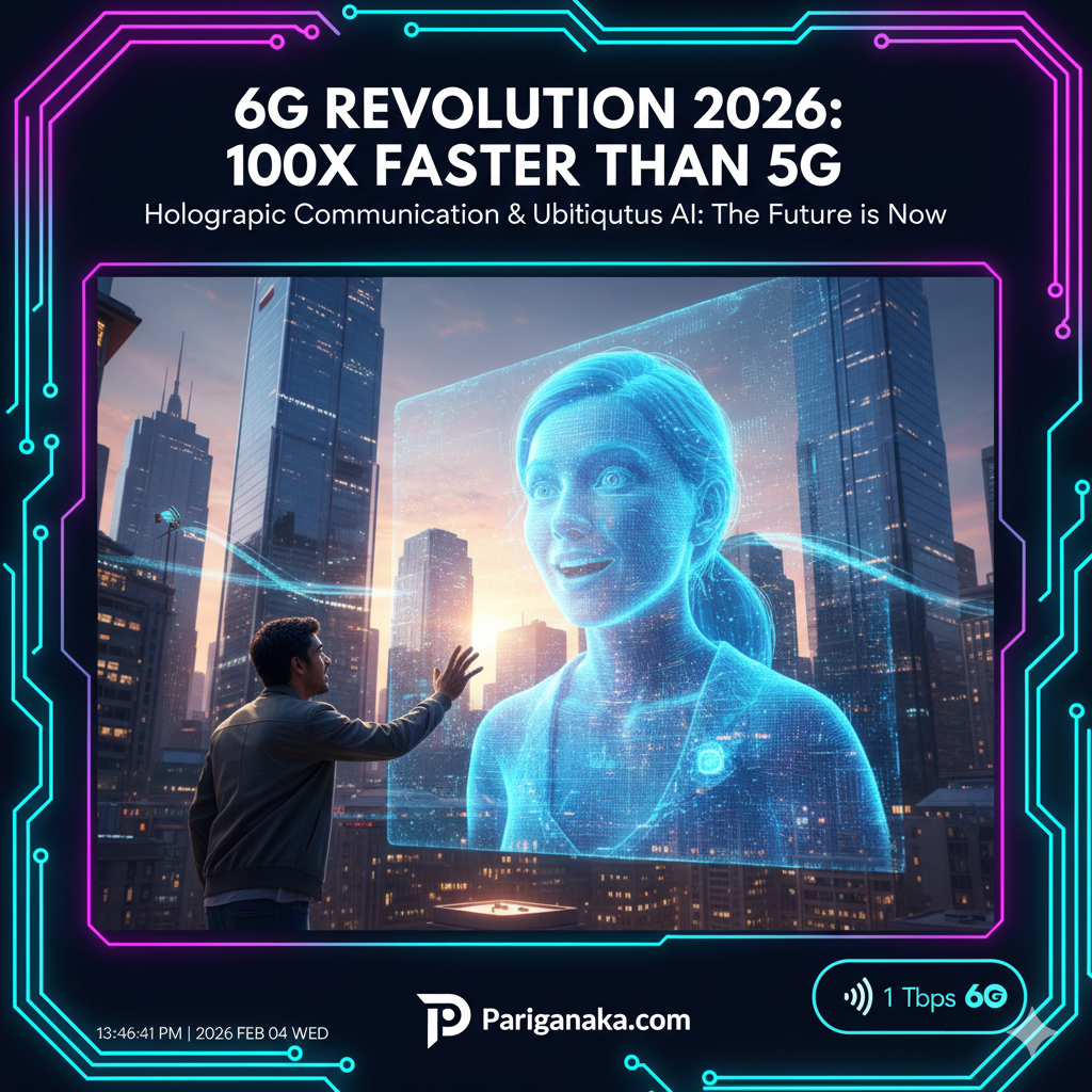 6G තාක්ෂණයේ ආගමනය: 5G වලට වඩා 100 ගුණයක් වේගවත් අනාගතය මෙන්න!