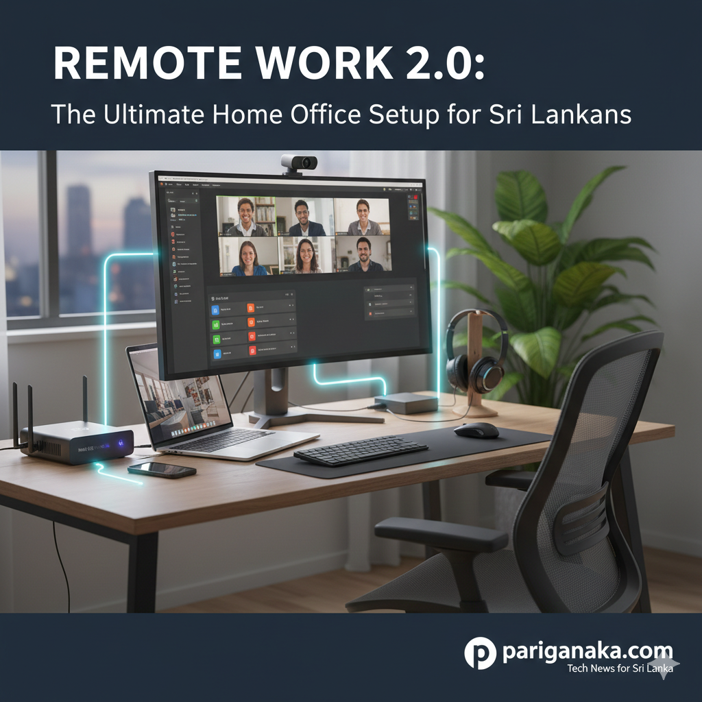 Remote Work 2.0: විදෙස් සමාගමක නිවසේ සිට වැඩ කරන ඔබට අවශ්‍යම Setup එක