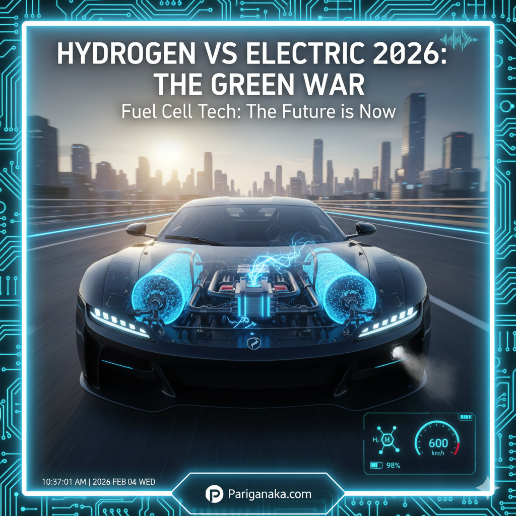 2026 හයිඩ්‍රජන් බලශක්ති විප්ලවය: විද්‍යුත් වාහන (EV) පරදා හයිඩ්‍රජන් ඉදිරියට එයිද?