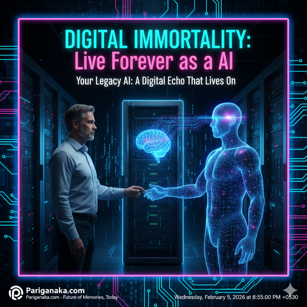 ඩිජිටල් අමරණීයභාවය (Digital Immortality): ඔබේ “AI උරුමය” (Legacy AI) ගොඩනගමු