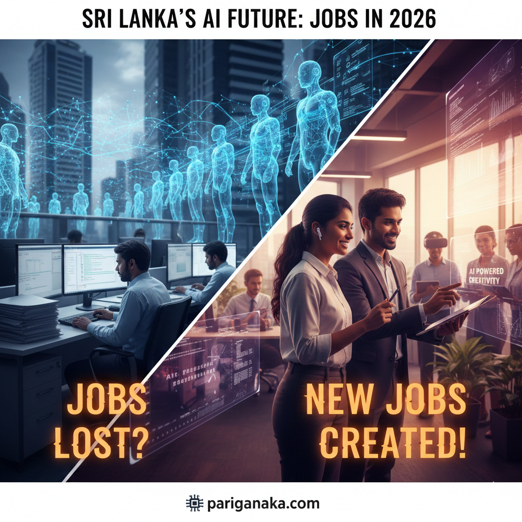 2026දී ලංකාවේ රැකියා වෙළඳපොළට AI බලපාන්නේ කෙසේද? ඔබ සූදානම්ද?