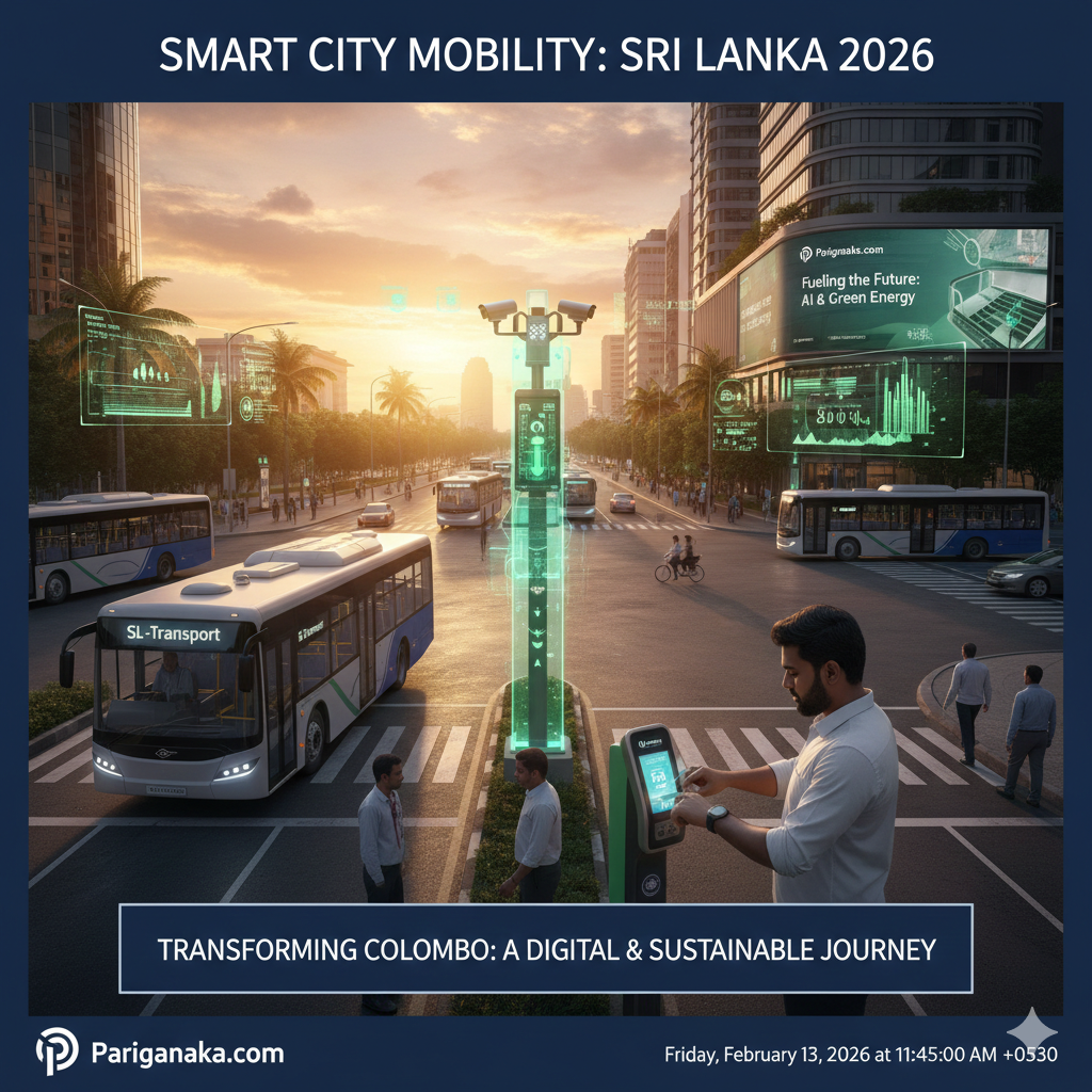 කොළඹ පාරවල් දැන් Smart: 2026 දී ශ්‍රී ලංකාවේ AI බලගැන්වූ බුද්ධිමත් ප්‍රවාහන පද්ධතිය