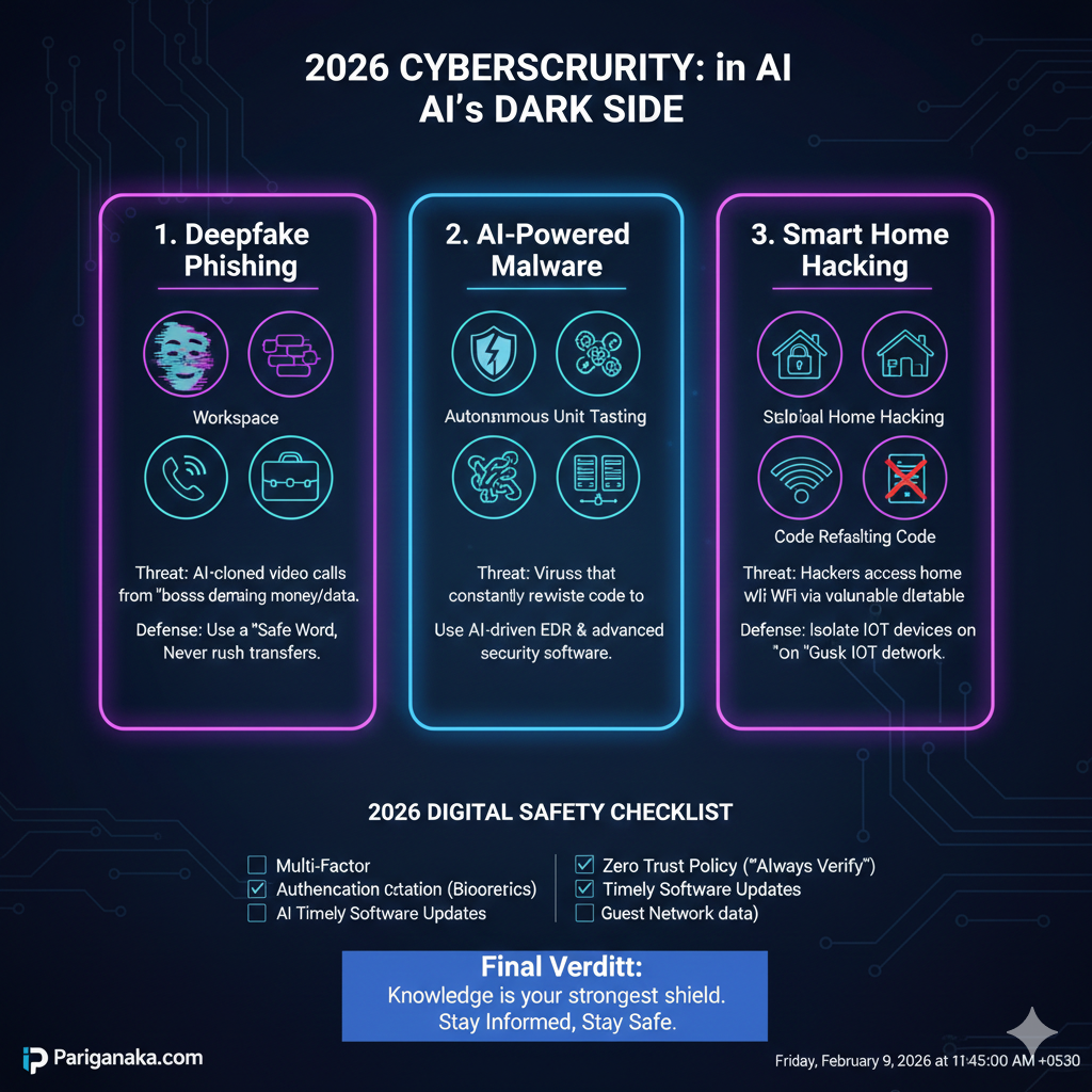 2026 සයිබර් ආරක්ෂාව: AI හොරුන්ගෙන් ඔබේ ඩිජිටල් ජීවිතය බේරා ගන්නේ කොහොමද?