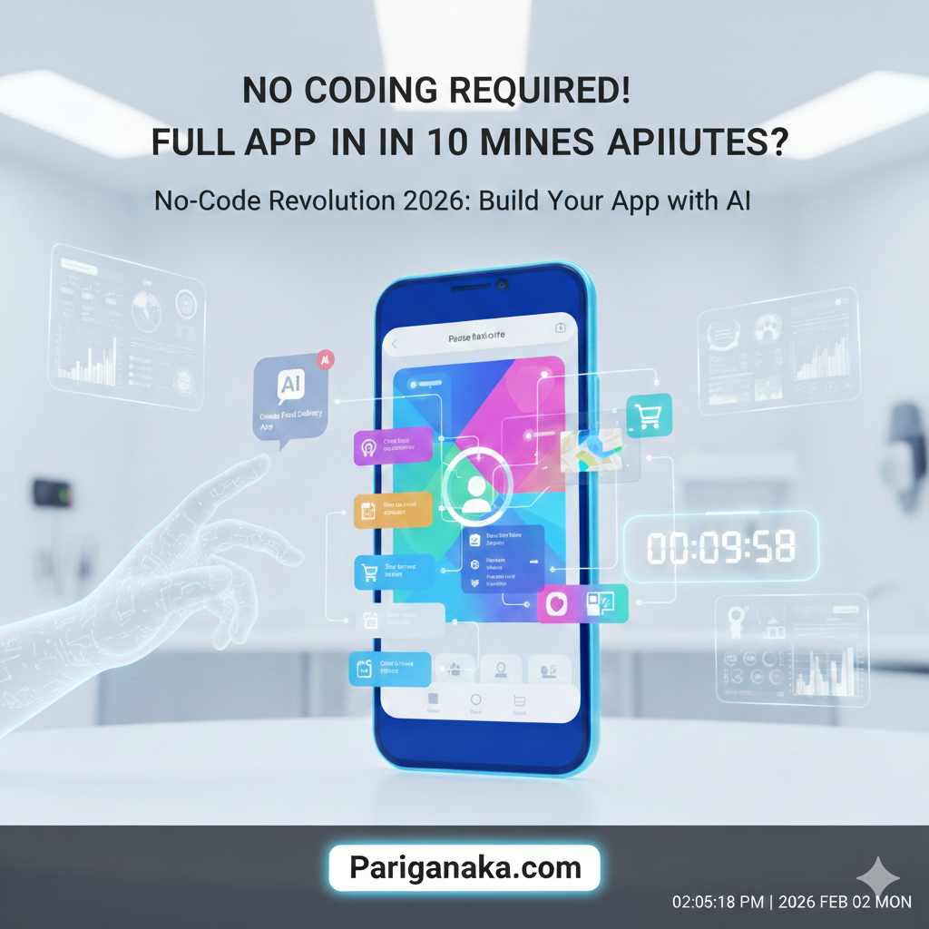 කෝඩින් ඕනේ නැහැ! විනාඩි 10 කින් සම්පූර්ණ App එකක්? | No-Code Revolution 2026