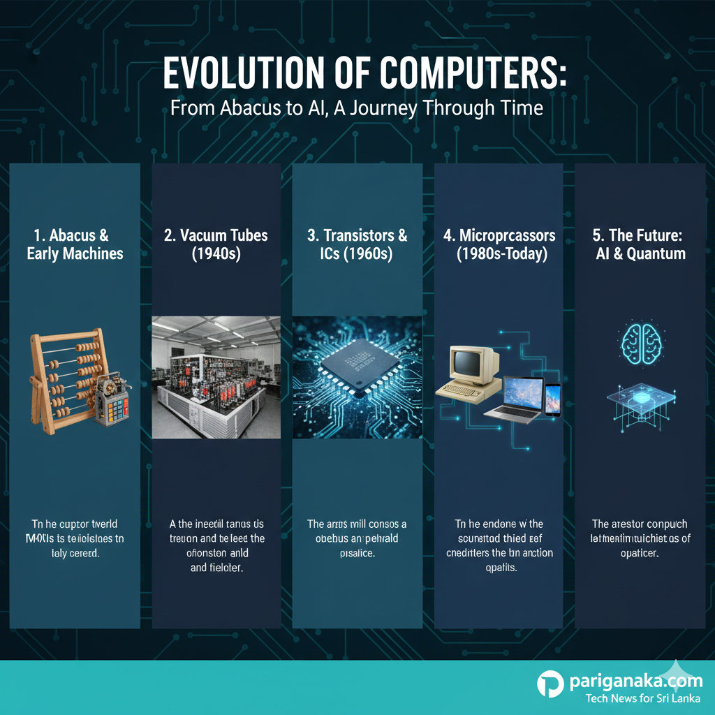 පරිගණකයේ ඉතිහාසය: ඇබකසයේ සිට සුපිරි පරිගණකය දක්වා ආ ගමන