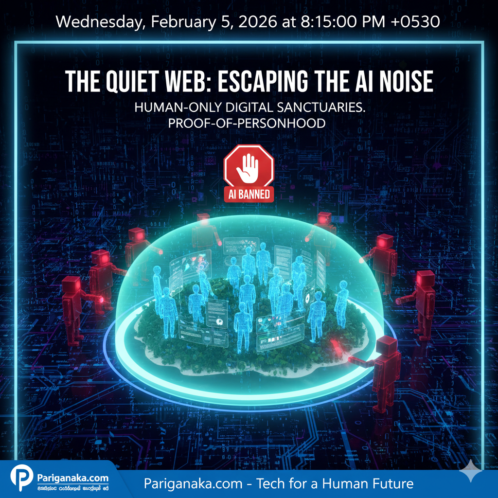“The Quiet Web” ව්‍යාපාරය: AI විරෝධී නව රැල්ල සහ එහි අනාගතය