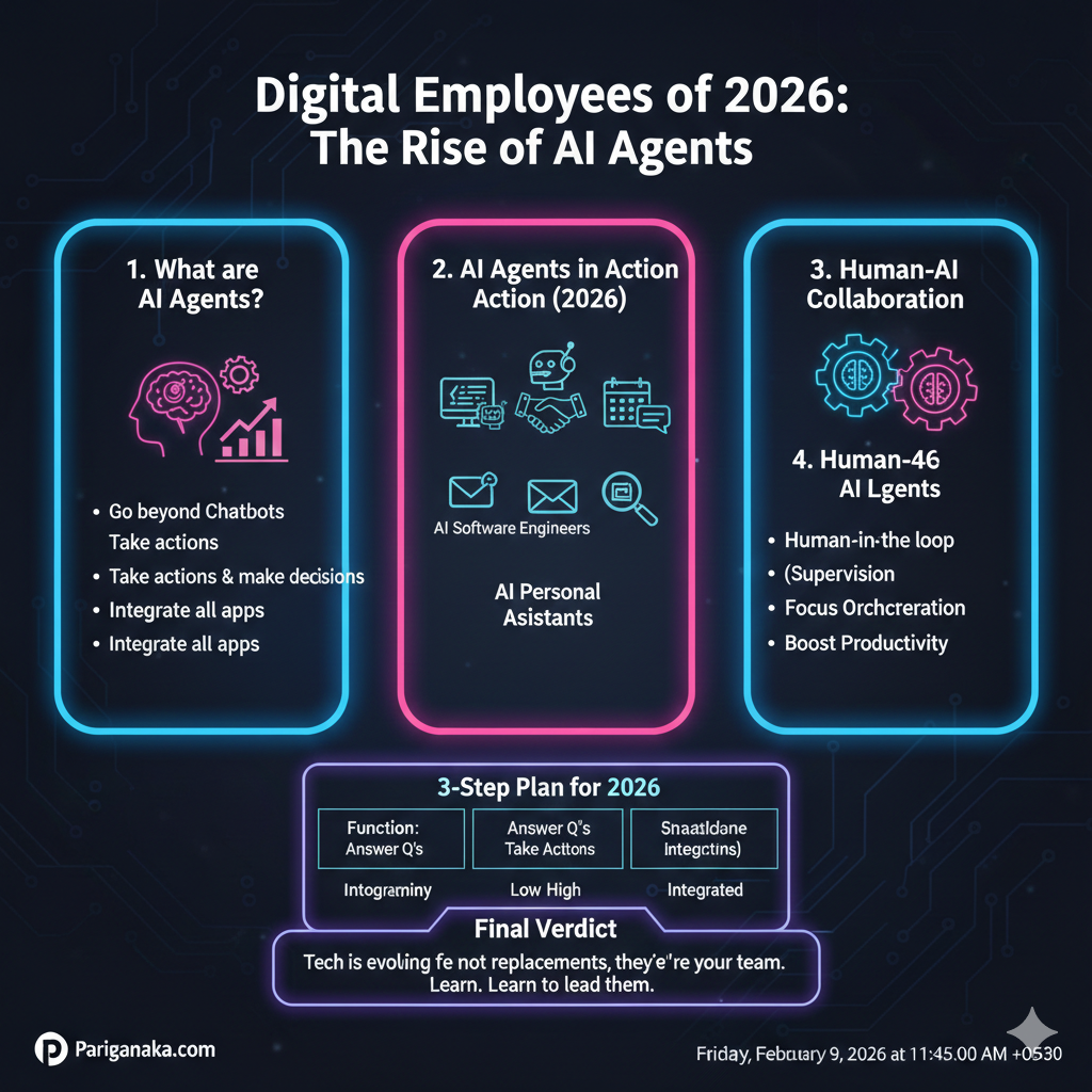 2026 AI විප්ලවය: දැන් තියෙන්නේ ප්‍රශ්න අහන AI එකක් නෙවෙයි, වැඩ කරලා දෙන AI එකක්!