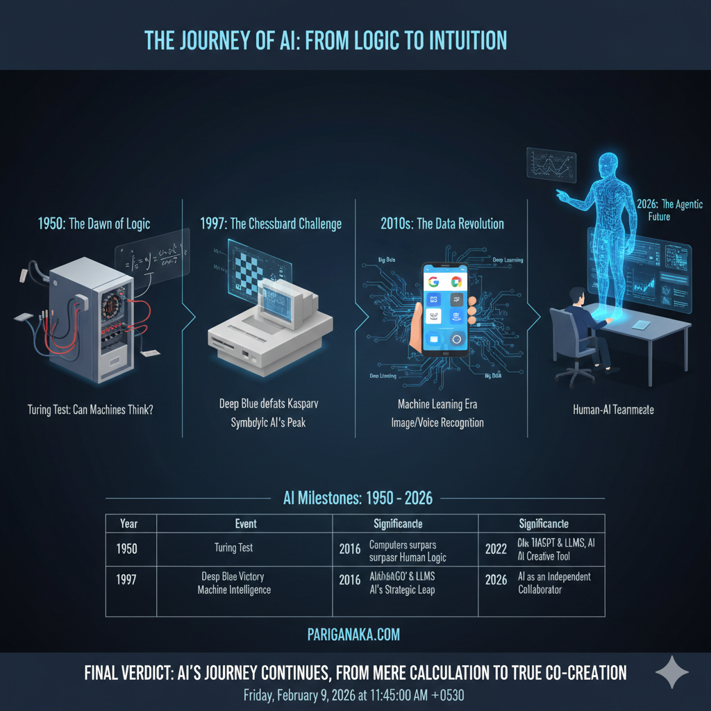 AI පරිණාමය: මනඃකල්පිතයක සිට මනුෂ්‍ය වර්ගයාගේ සමීපතම සගයා දක්වා