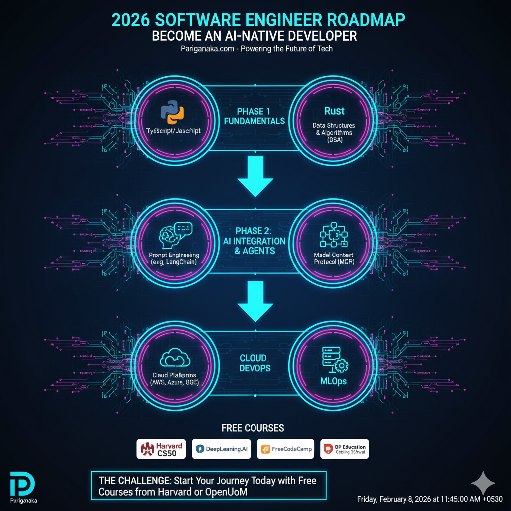 2026 Software Engineer Roadmap: “AI-Native” ඉංජිනේරුවෙකු වෙමු