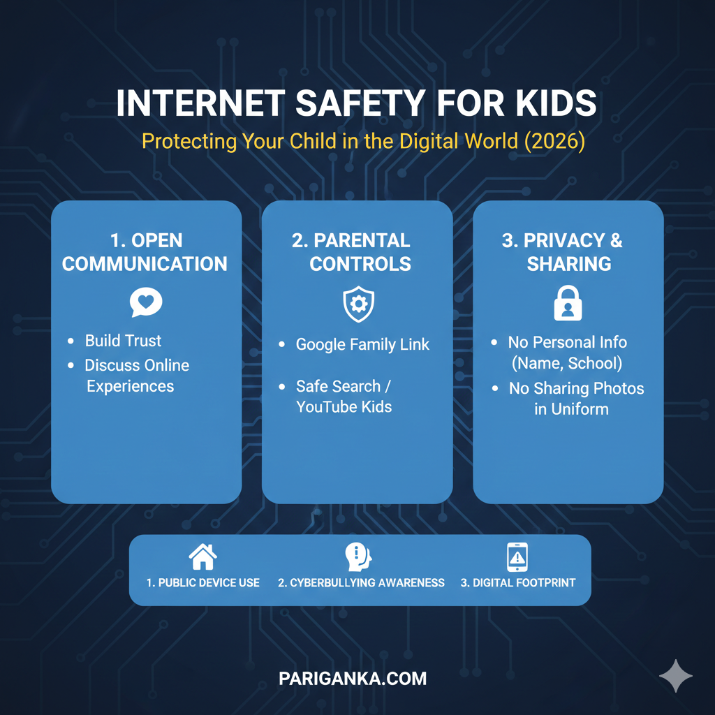 Internet Safety for Kids: ඔබේ දරුවා ඩිජිටල් ලෝකයේ ආරක්ෂා කරන්නේ කෙසේද?