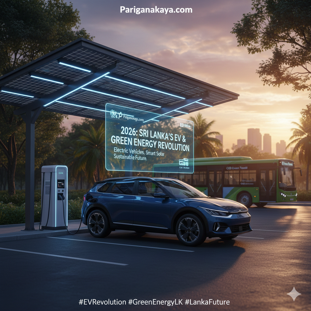 2026: ශ්‍රී ලංකාවේ මීළඟ පිම්ම – විද්‍යුත් වාහන (EV) සහ හරිත බලශක්ති විප්ලවය