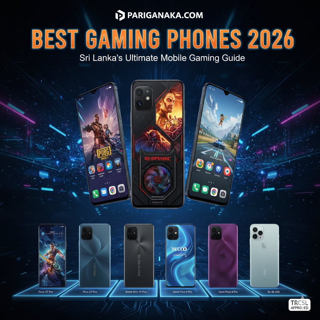 PUBG සහ Free Fire වලට ලංකාවෙන් ගන්න පුළුවන් හොඳම Gaming Phones