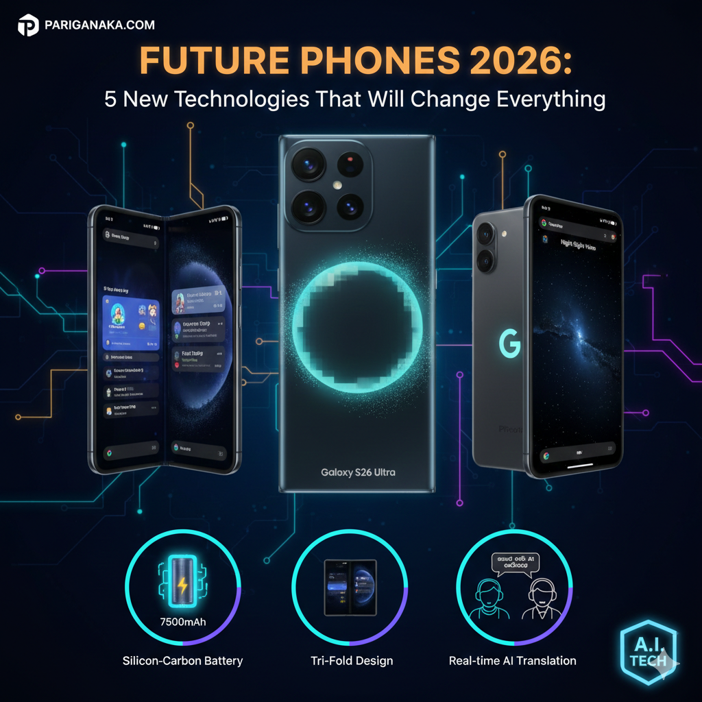 අනාගතයේ එන්න තියෙන සුපිරි ස්මාර්ට්ෆෝන් 5ක් සහ අලුත්ම Technology එක