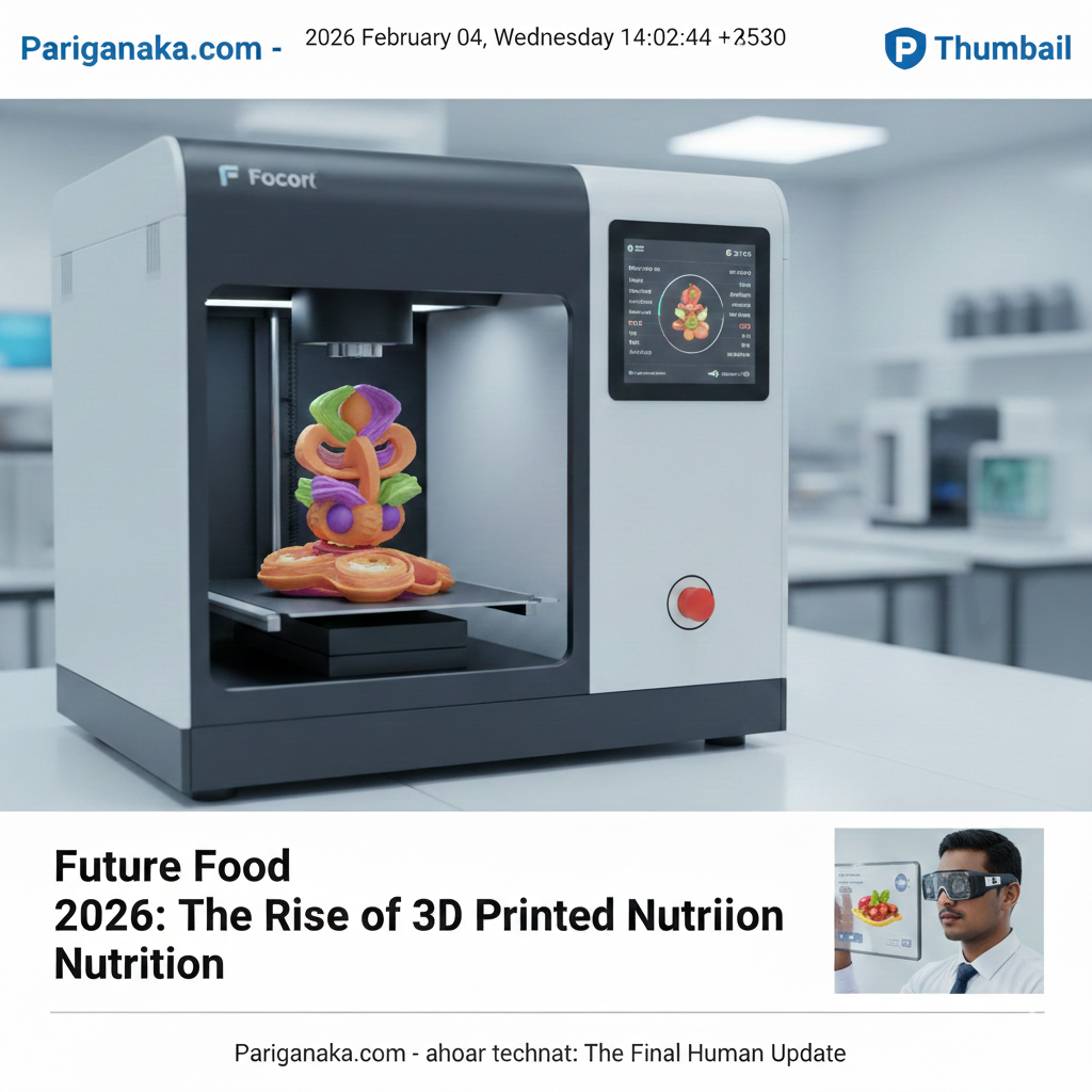 අනාගත ආහාර 2026: ත්‍රිමාණ මුද්‍රිත පෝෂණයෙන් ලෝකය පෝෂණය කිරීම | The Rise of 3D Printed Nutrition