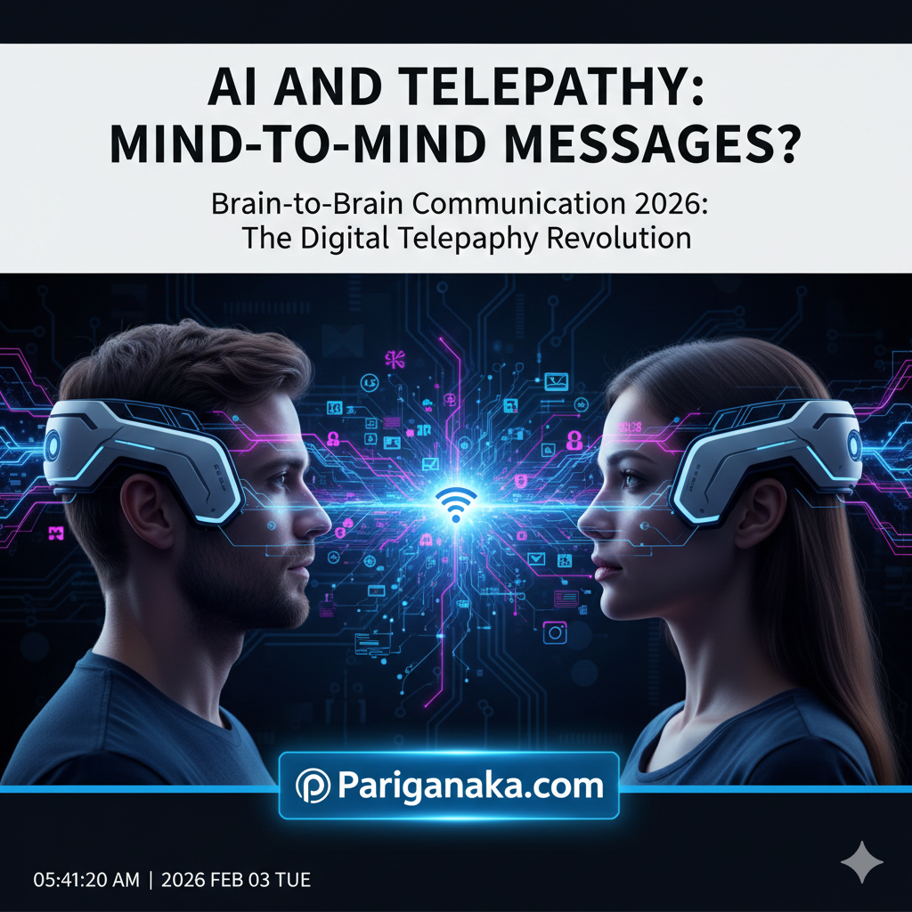 AI සහ Telepathy: දැන් ඔබට සිතුවිලි හරහා පණිවිඩ යැවිය හැකිද? | Brain-to-Brain Communication 2026