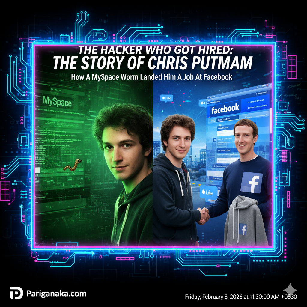 ක්‍රිස් පුට්නම් (Chris Putnam): Facebook හැක් කර රස්සාව ලබාගත් අමුතු මිනිසා