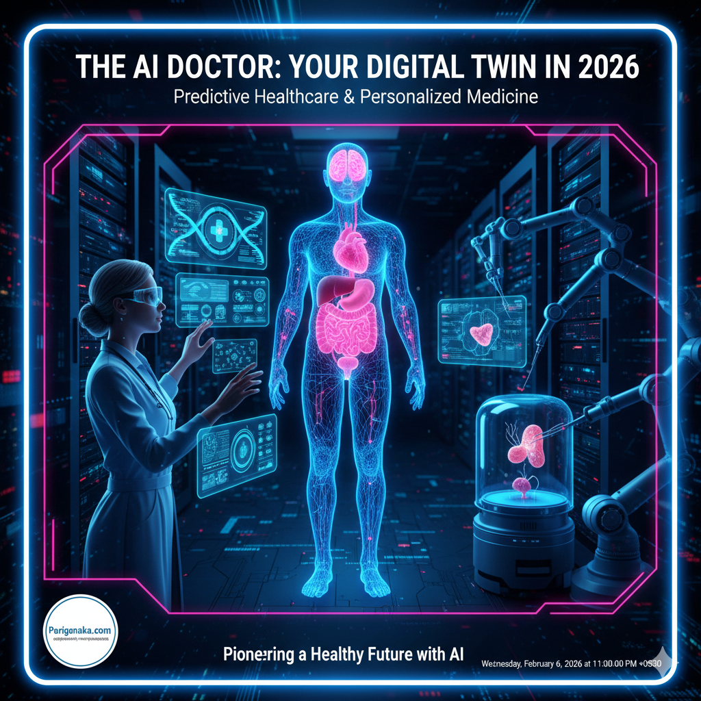 2026: AI වෛද්‍ය විද්‍යාව සහ “Digital Twin” සෞඛ්‍ය විප්ලවය