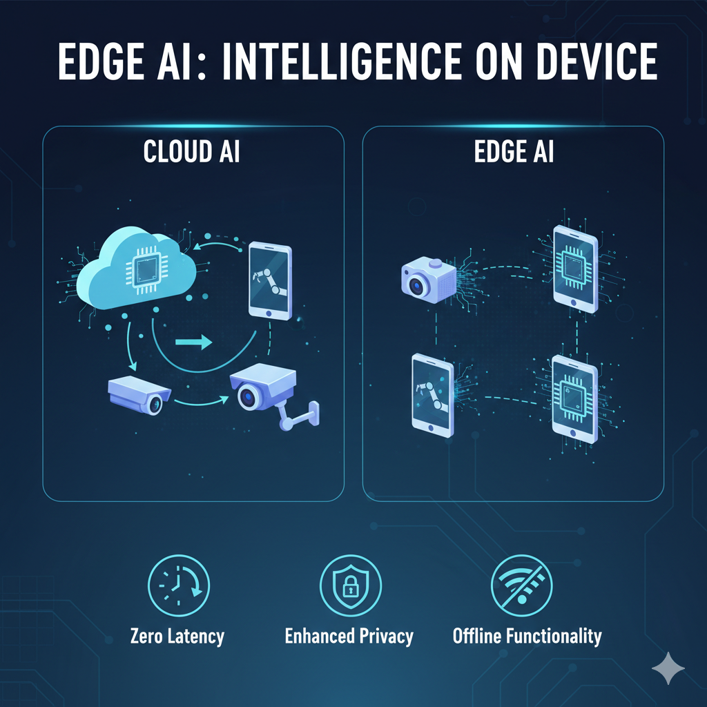 Edge AI: දත්ත සැකසීමේ වේගවත්ම විප්ලවය – වලාකුළෙන් (Cloud) ඔබ්බට