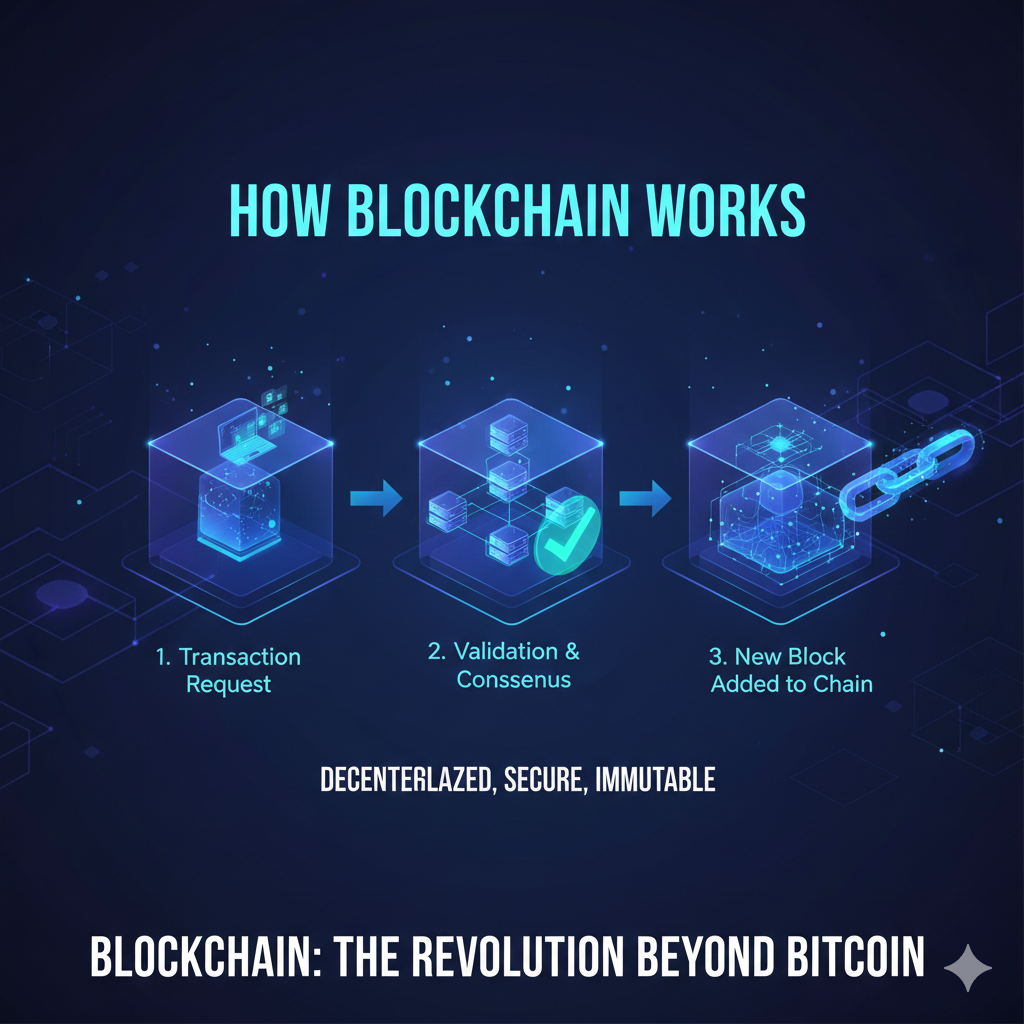 Blockchain තාක්ෂණය: Bitcoin වලින් එහා ගිය ඩිජිටල් විප්ලවය