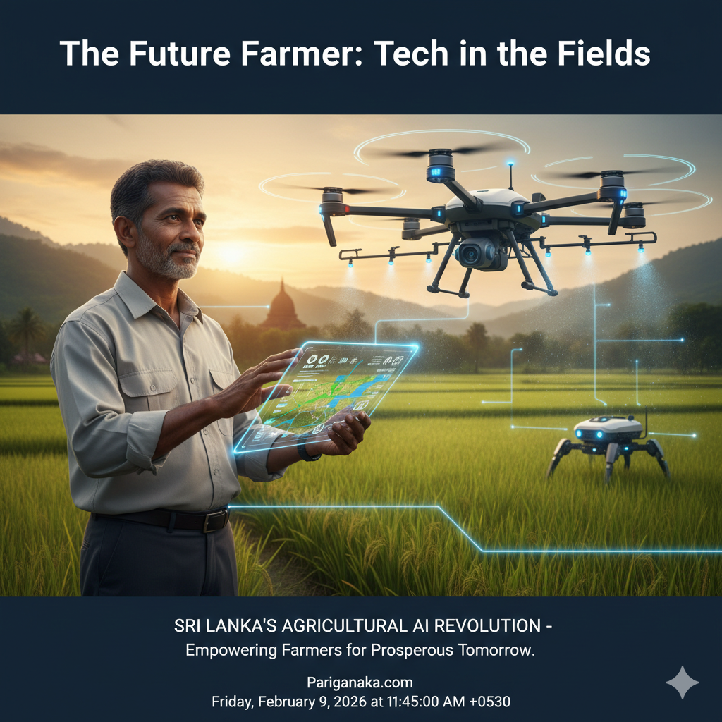 ගොවිබිමට ආපු ස්මාර්ට් සහායකයා: 2026 දී ශ්‍රී ලංකාවේ කෘෂිකාර්මික AI පෙරළිය