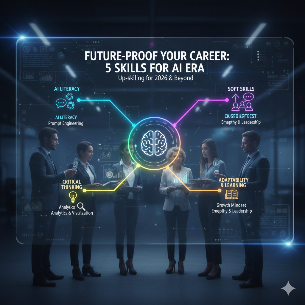 AI යුගයේ නොසැලී සිටීමට ඔබ අනිවාර්යයෙන්ම ප්‍රගුණ කළ යුතු කුසලතා 5ක්