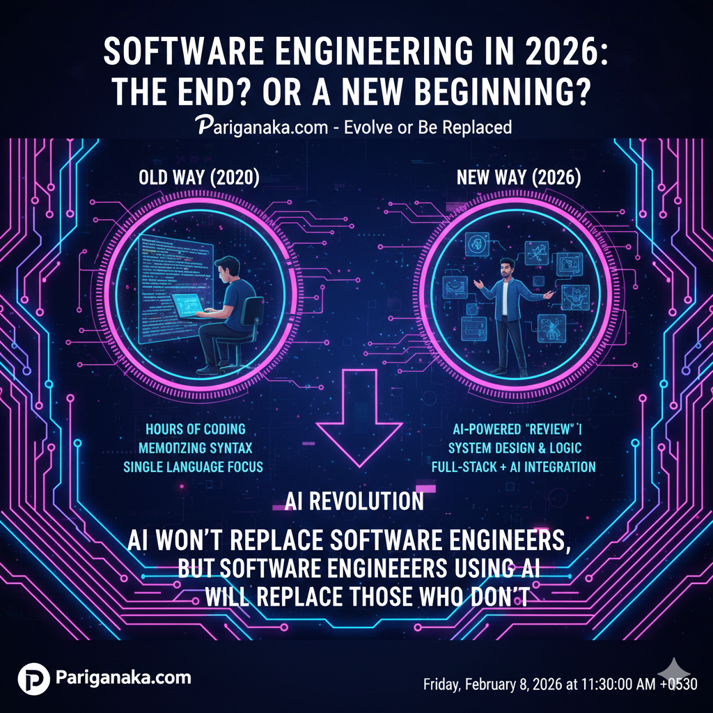 2026 දී Software Engineering: අවසානයක්ද? නැතහොත් අලුත් ආරම්භයක්ද?