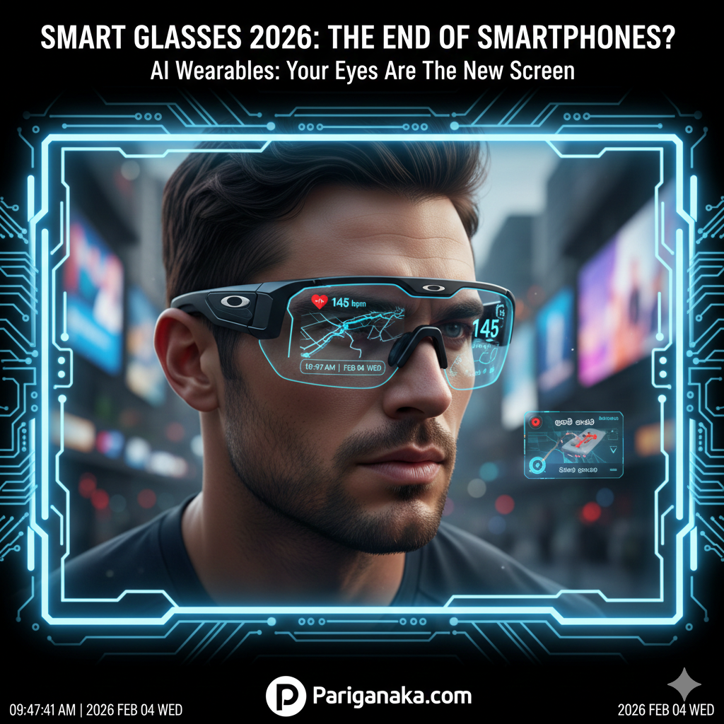 2026 ස්මාර්ට් කණ්ණාඩි විප්ලවය: ස්මාර්ට් දුරකථනය සාක්කුවේම නතර වෙයිද? | The Rise of AI Wearables
