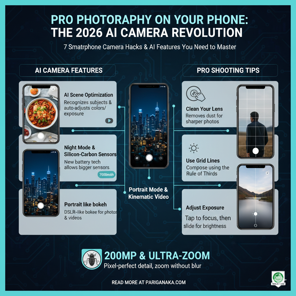 [2026 Guide] ස්මාර්ට්ෆෝන් කැමරාවෙන් Professional Photos ගන්නේ කොහොමද? AI කැමරා විප්ලවය