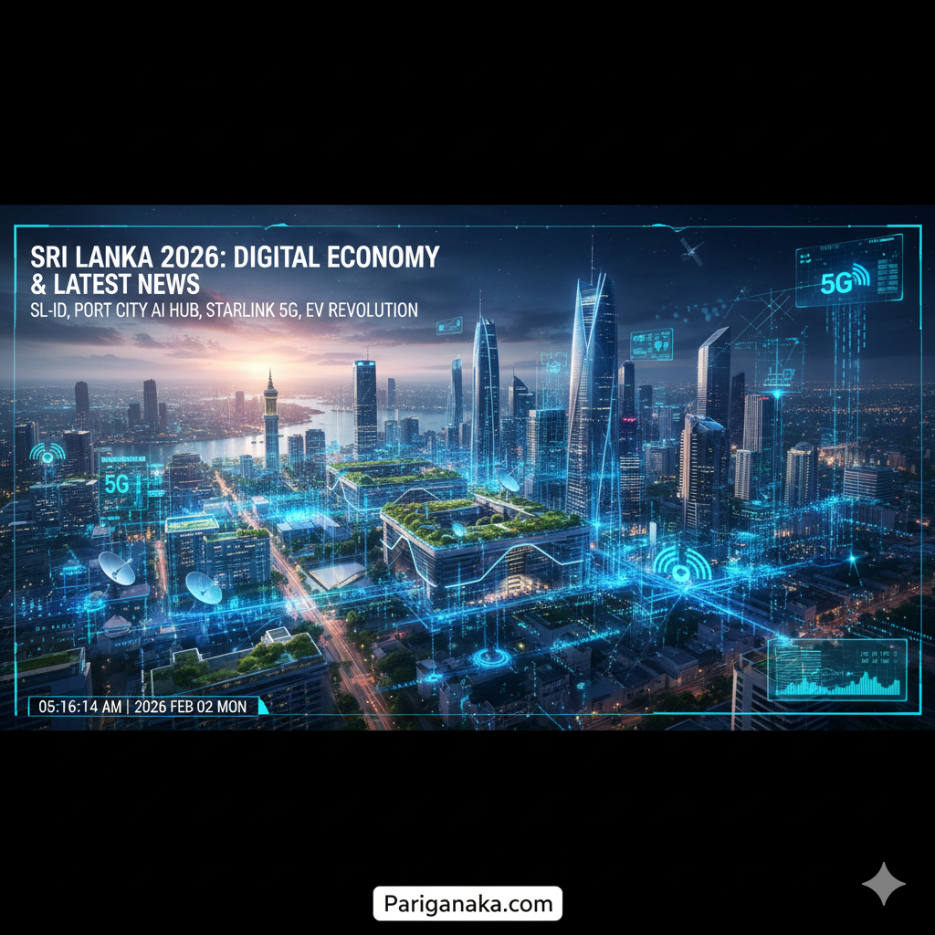 ශ්‍රී ලංකාව 2026: ඩිජිටල් ආර්ථිකය සහ නවතම පුවත්